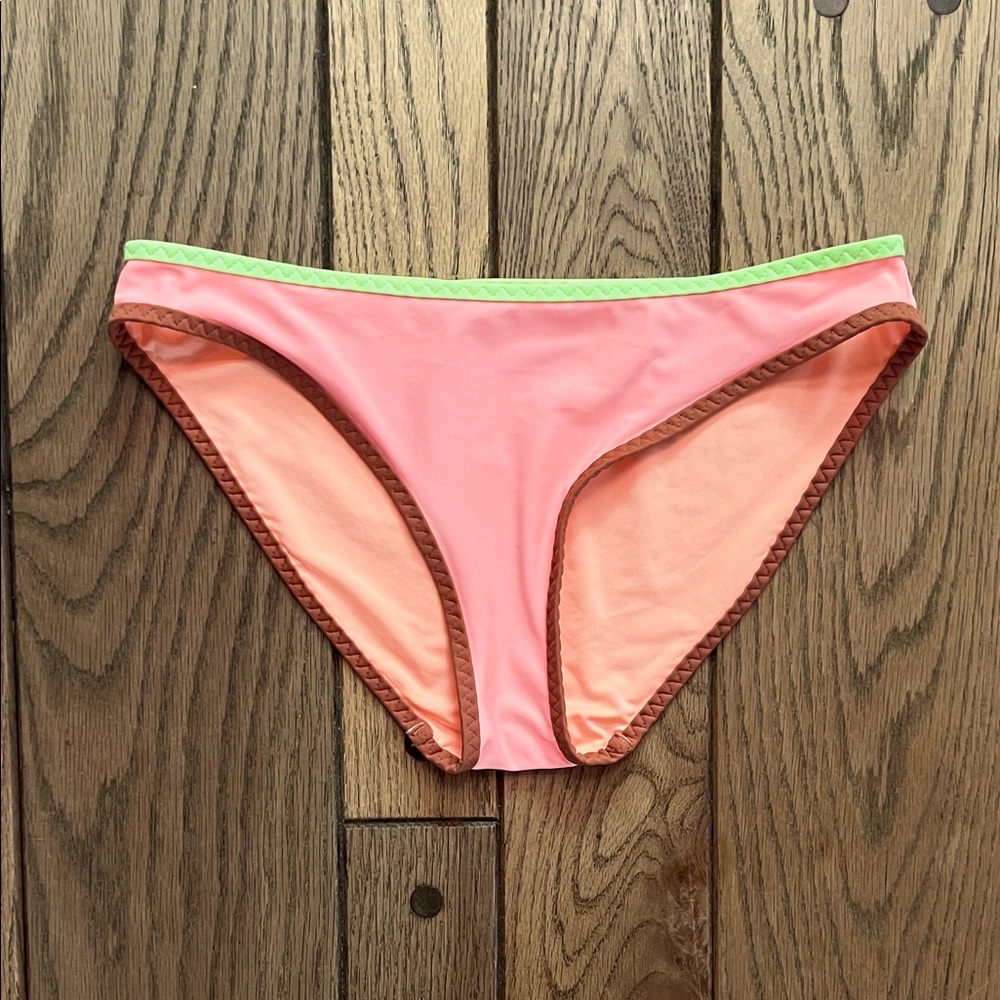 Aerie Stylish Peach, Rust Yellow Women's Swim Bottom